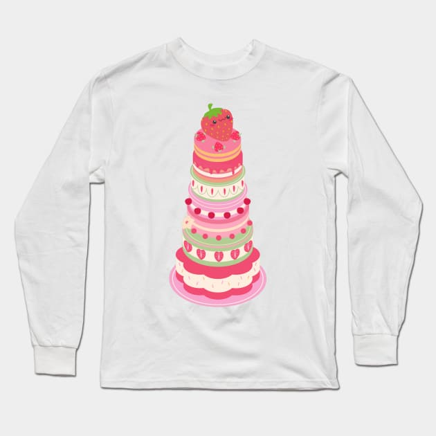 strawberry shortcake Long Sleeve T-Shirt by Aesthetic_cornerr